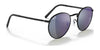 Ray-Ban NEW ROUND RB3637 Sunglasses / Black №002/G1 / Green Mirror Blue (3N 12.05%) / Size 50