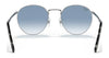 Ray-Ban NEW ROUND RB3637 Sunglasses / Black №002/G1 / Green Mirror Blue (3N 12.05%) / Size 50