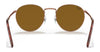 Ray-Ban NEW ROUND RB3637 Sunglasses / Black №002/G1 / Green Mirror Blue (3N 12.05%) / Size 50
