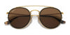 Ray-Ban RB3647N Sunglasses | Size 51 / Arista Gold №1 / G-15 Green (3N 13.2%)