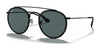 Ray-Ban RB3647N Sunglasses | Size 51 / Black №002/R5 / Blue/Grey (3N 11.20%)