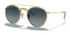 Ray-Ban RB3647N Sunglasses | Size 51 / Arista Gold №91233M / Blue Gradient (2N 21%)