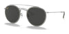 Ray-Ban RB3647N Sunglasses | Size 51 / Silver №9211B1 / Dark Grey (3N 12%)