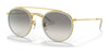 Ray-Ban RB3647N Sunglasses | Size 51 / Gold №923632 / Clear Grey (2N 33.3%)