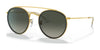Ray-Ban RB3647N Sunglasses | Size 51 / Gold №923871 / Grey Gradient (3N 14.02%)