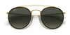 Ray-Ban RB3647N Sunglasses | Size 51 / Arista Gold №1 / G-15 Green (3N 13.2%)