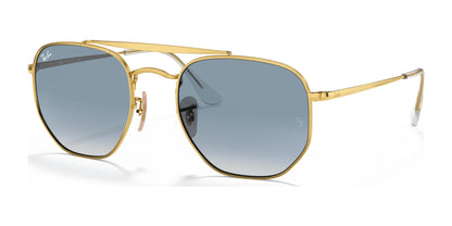 Ray-Ban THE MARSHAL RB3648 Sunglasses Gold / Light Blue