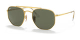 Ray-Ban THE MARSHAL RB3648 Sunglasses Arista Gold / G-15 Green