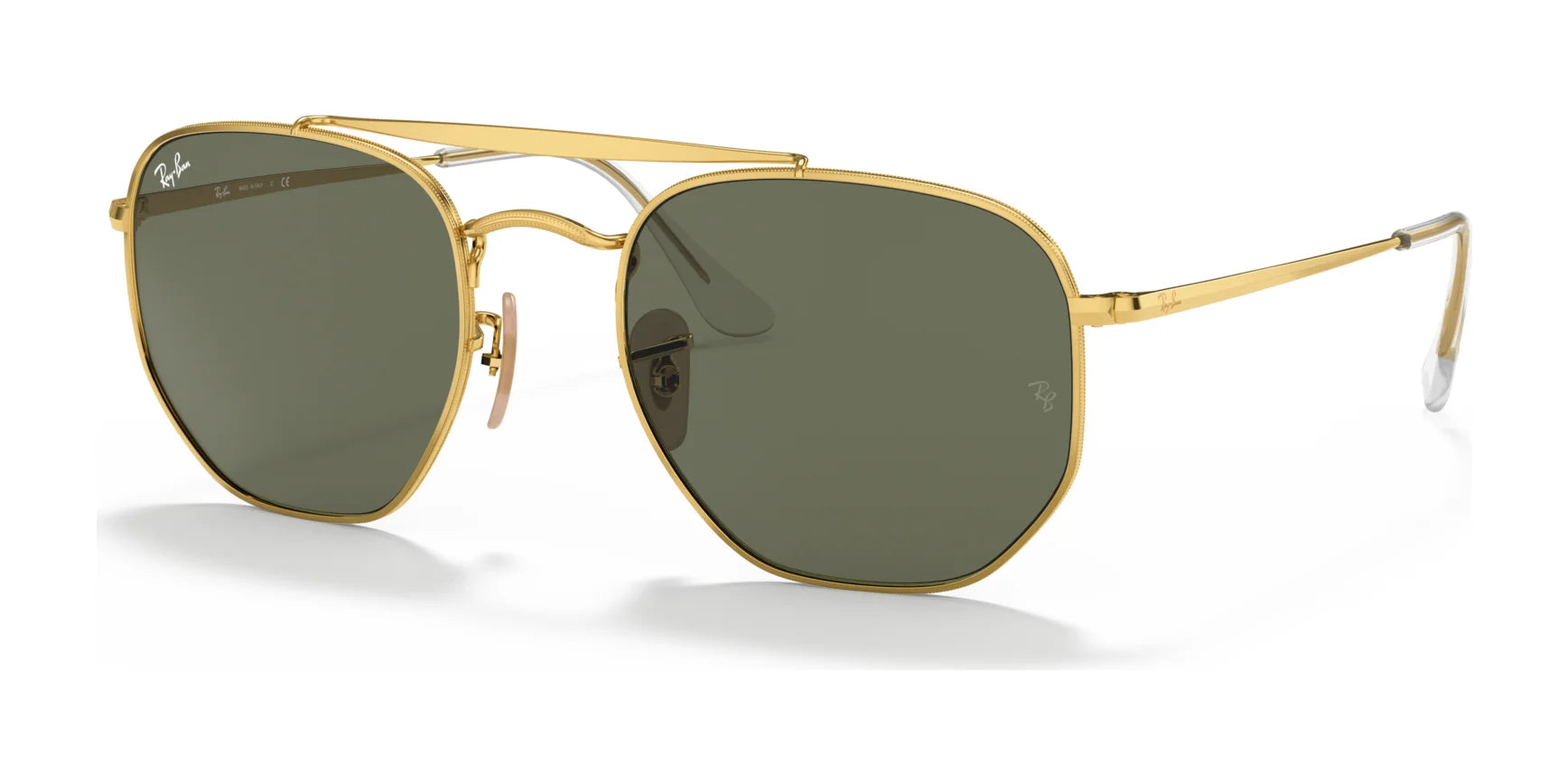 Ray-Ban THE MARSHAL RB3648 Sunglasses Gold / G-15 Green