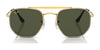 Ray-Ban THE MARSHAL II RB3648M Sunglasses | Size 52 / Arista Gold №1 / G-15 Green (3N 13.2%)