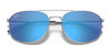 Ray-Ban RB3654 Sunglasses | Size 60 / Silver №003/55 / Blue (3N 14%)