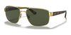 Ray-Ban RB3663 Sunglasses | Size 60 / Arista Gold №001/31 / G-15 Green (3N 13.2%)