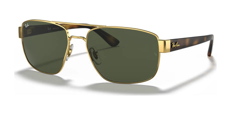 Ray-Ban RB3663 Sunglasses Arista Gold / G-15 Green