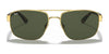 Ray-Ban RB3663 Sunglasses | Size 60 / Black №002/31 / G-15 Green (3N 13.2%)