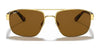 Ray-Ban RB3663 Sunglasses | Size 60 / Black №002/31 / G-15 Green (3N 13.2%)