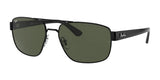 Ray-Ban RB3663 Sunglasses Black / G-15 Green