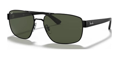 Ray-Ban RB3663 Sunglasses Black / G-15 Green