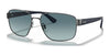 Ray-Ban RB3663 Sunglasses | Size 60 / Gunmetal №004/3M / Blue Gradient Grey (2N 21%)
