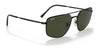 Ray-Ban RB3666 Sunglasses | Size 56 / Black №002/31 / G-15 Green (3N 13.2%)