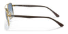 Ray-Ban RB3670 Sunglasses | Size 54 / Arista Gold №001/3F / Light Blue Gradient (2N 29.9%)