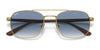 Ray-Ban RB3670 Sunglasses | Size 54 / Arista Gold №001/3F / Light Blue Gradient (2N 29.9%)