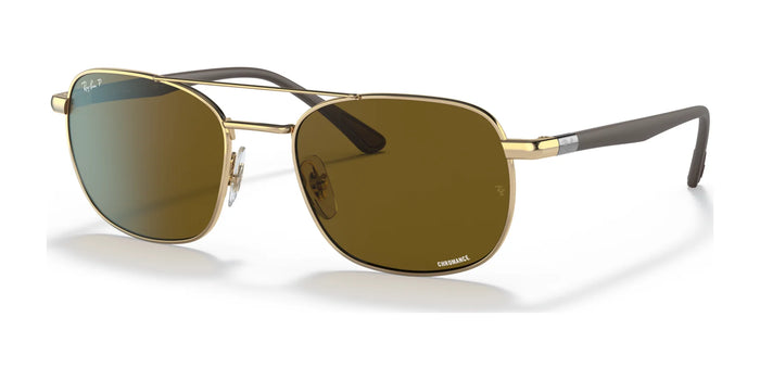 Ray-Ban RB3670CH Sunglasses | Size 54 / Arista Gold №001/AN / Brown (Polarized) (3P 13%)