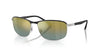 Ray-Ban RB3671CH Sunglasses | Size 60 / Black On Silver №9144J0 / Gradient Gold (Polarized) (3P 15.03%)