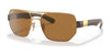 Ray-Ban RB3672 Sunglasses | Size 60 / Arista Gold №001/83 / B-15 Brown (Polarized) (3P 17%)