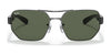 Ray-Ban RB3672 Sunglasses | Size 60 / Gunmetal №004/71 / Green Classic (3N 12.9%)