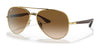 Ray-Ban RB3675 Sunglasses | Size 58 / Arista Gold №001/51 / Light Brown (2N 30.5%)