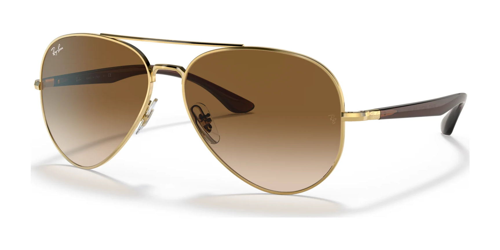 Ray-Ban RB3675 Sunglasses Arista Gold / Light Brown