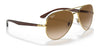 Ray-Ban RB3675 Sunglasses | Size 58 / Black №002/58 / G-15 Green (Polarized) (3P 11%)