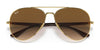 Ray-Ban RB3675 Sunglasses | Size 58 / Black №002/58 / G-15 Green (Polarized) (3P 11%)