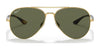 Ray-Ban RB3675 Sunglasses | Size 58 / Black №002/58 / G-15 Green (Polarized) (3P 11%)