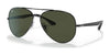 Ray-Ban RB3675 Sunglasses | Size 58 / Black №002/31 / G-15 Green (3N 13.2%)