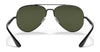 Ray-Ban RB3675 Sunglasses | Size 58 / Black №002/58 / G-15 Green (Polarized) (3P 11%)