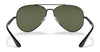 Ray-Ban RB3675 Sunglasses | Size 58 / Black №002/58 / G-15 Green (Polarized) (3P 11%)