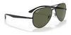 Ray-Ban RB3675 Sunglasses | Size 58 / Black №002/58 / G-15 Green (Polarized) (3P 11%)