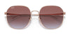 Ray-Ban RB3680D Sunglasses | Size 60 / Rose Gold №9202I8 / Violet Gradient (2N 27%)