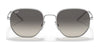 Ray-Ban RB3682F Sunglasses | Size 54 / Silver №003/11 / Grey Gradient (2N 22.8%)