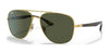 Ray-Ban RB3683 Sunglasses / Arista Gold №001/31 / G-15 Green (3N 13.2%) / Size 56