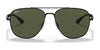 Ray-Ban RB3683 Sunglasses / Black №002/31 / G-15 Green (3N 13.2%) / Size 56