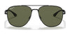 Ray-Ban RB3683 Sunglasses / Black №002/31 / G-15 Green (3N 13.2%) / Size 56
