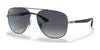 Ray-Ban RB3683 Sunglasses / Gunmetal №004/78 / Blue/Grey (Polarized) (3P 14%) / Size 56
