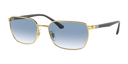 Ray-Ban RB3684 Sunglasses Arista Gold / Light Blue