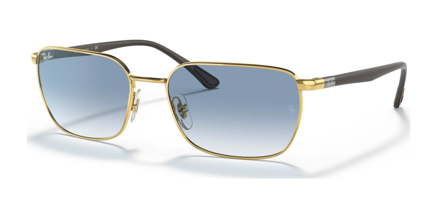 Ray-Ban RB3684 Sunglasses Arista Gold / Light Blue