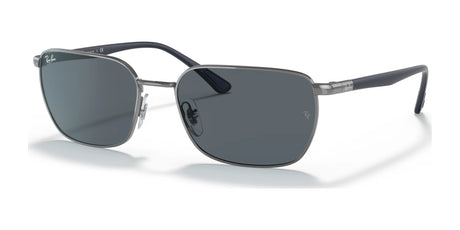 Ray-Ban RB3684 Sunglasses Gunmetal / Blue / Grey Classic