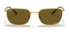 Ray-Ban RB3684CH Sunglasses | Size 58 / Arista Gold №001/AN / Brown (Polarized) (3P 13%)