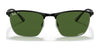 Ray-Ban RB3686 Sunglasses | Size 57 / Black №186/31 / Green (3N 13.2%)