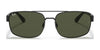 Ray-Ban RB3687 Sunglasses | Size 61 / Black №002/31 / Green (3N 13.2%)